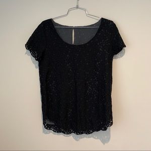 Black Talula Lace Blouse